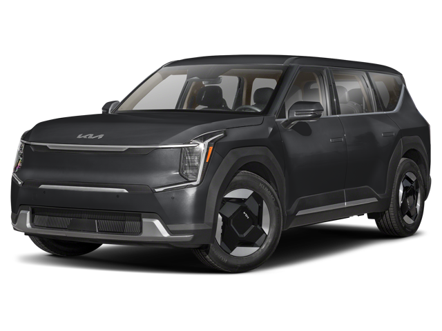 A black Kia EV9