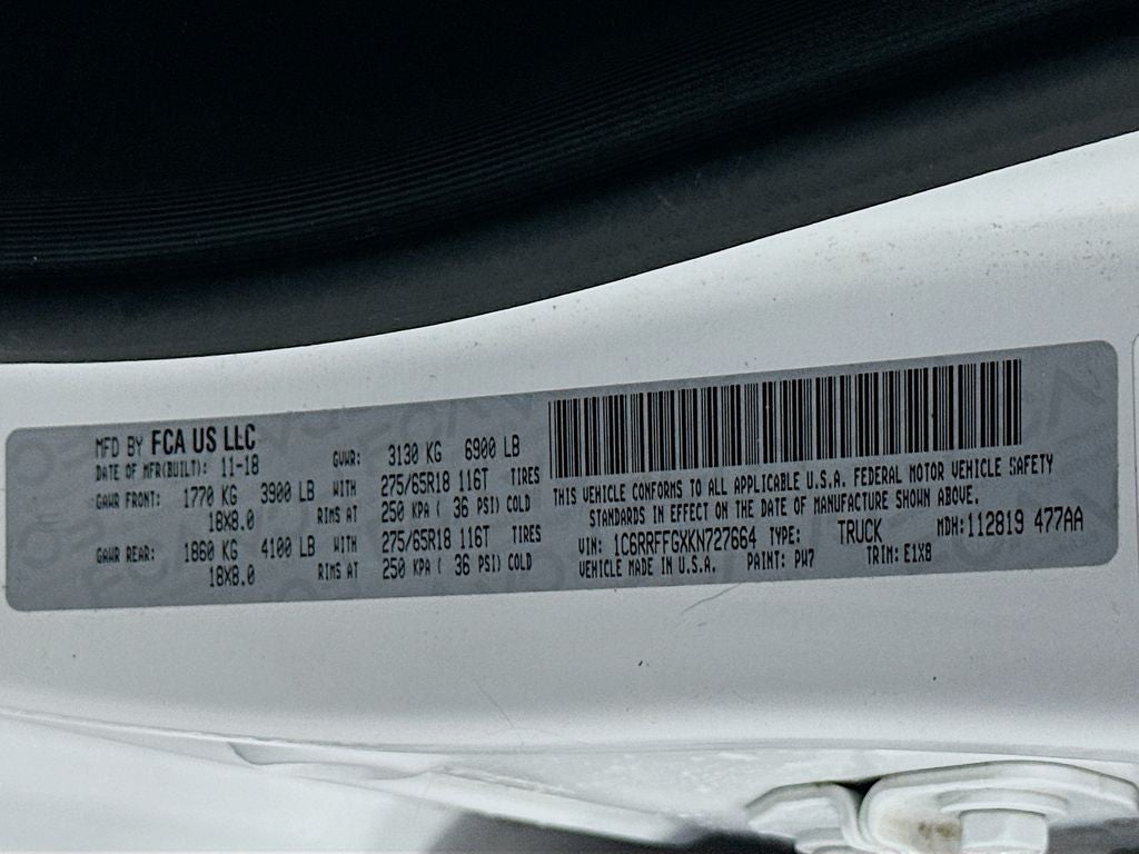 2019 RAM 1500 Big Horn/Lone Star