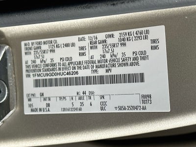 2017 Ford Escape SE