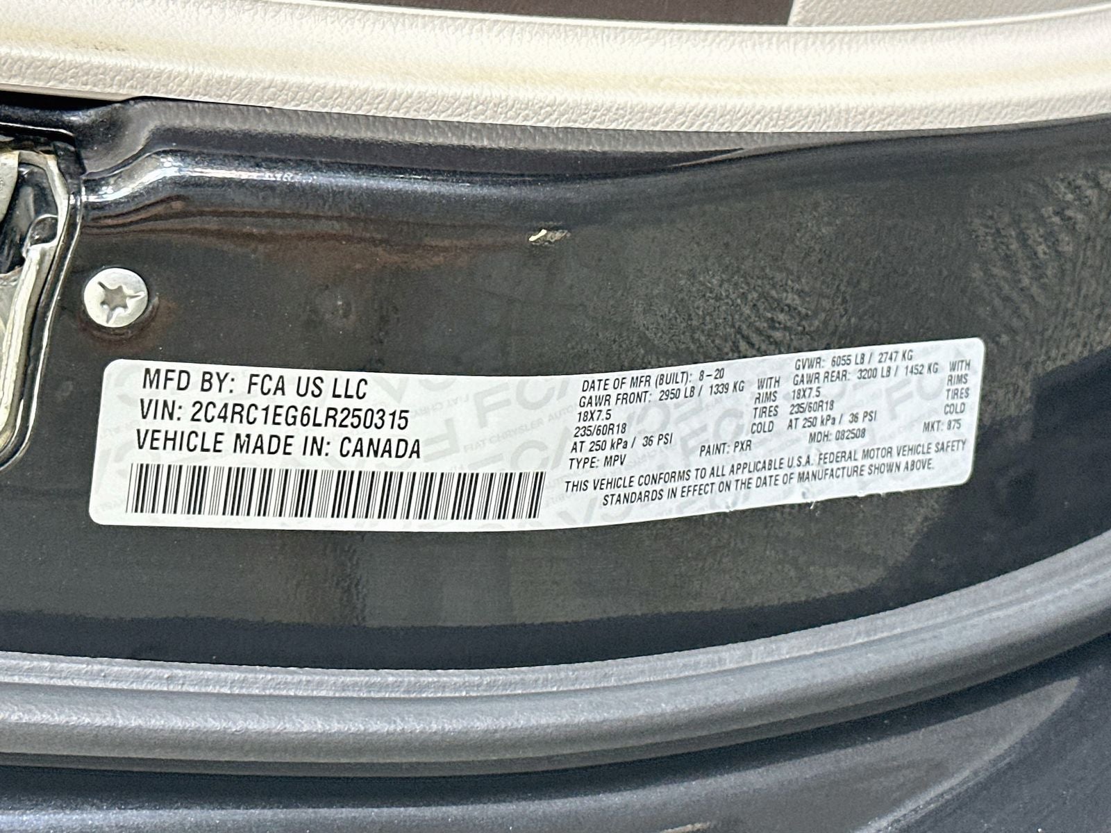2020 Chrysler Pacifica Touring L Plus