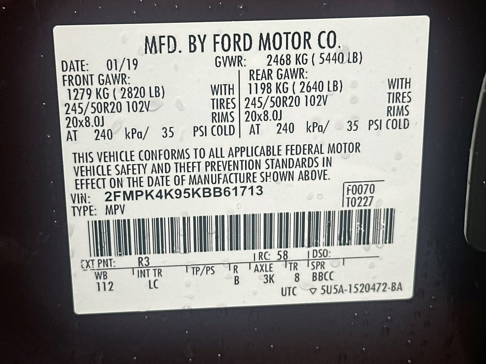 2019 Ford Edge Titanium