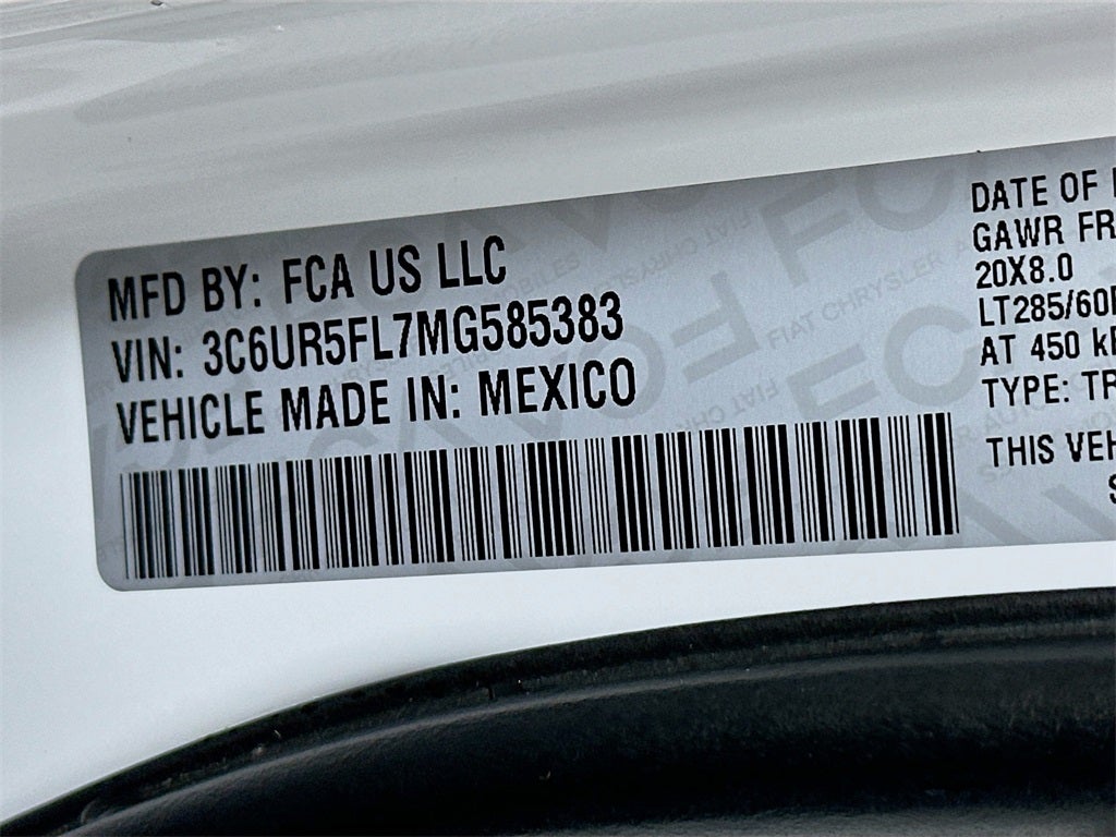 2021 RAM 2500 Laramie