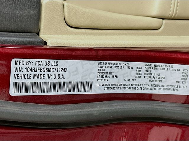 2021 Jeep Grand Cherokee Limited