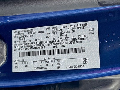 2022 Ford Escape SE
