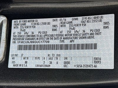 2016 Ford Escape Titanium