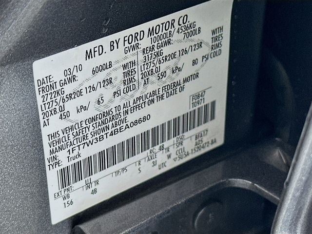 2011 Ford F-350SD Lariat 156 WB