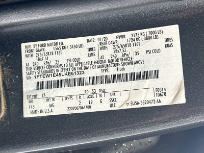 2020 Ford F-150 XLT