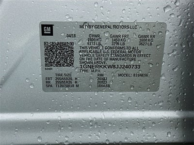 2018 Chevrolet Traverse Premier