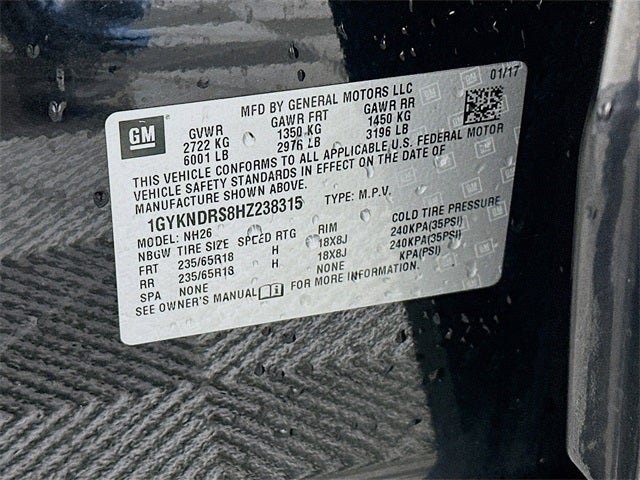 2017 Cadillac XT5 Luxury