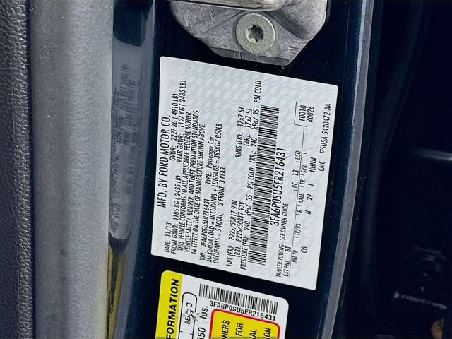 2014 Ford Fusion Energi Titanium