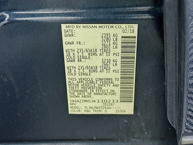 2018 Nissan Murano S