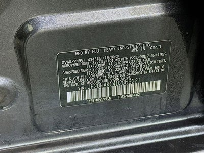 2013 Subaru XV Crosstrek 2.0i Limited