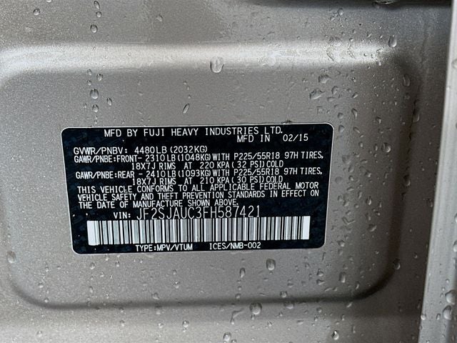 2015 Subaru Forester 2.5i Touring