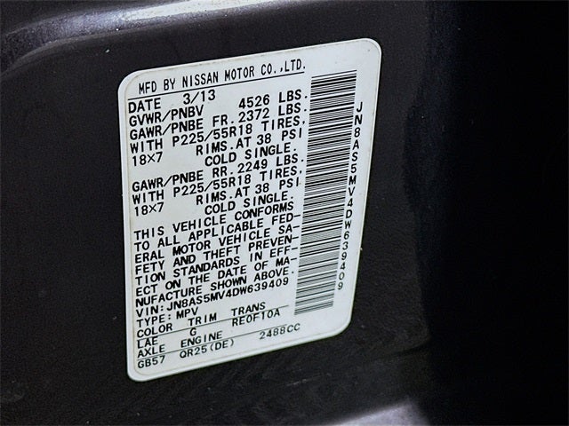 2013 Nissan Rogue SL