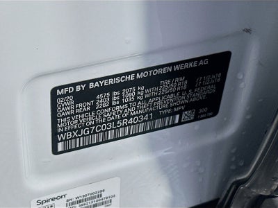 2020 BMW X1 sDrive28i