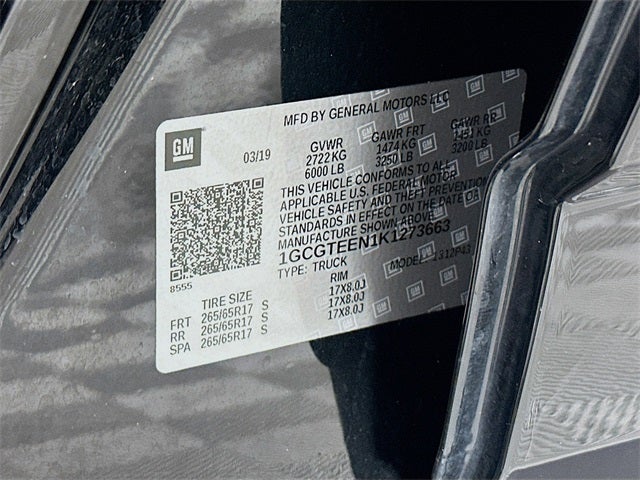 2019 Chevrolet Colorado ZR2 BISON