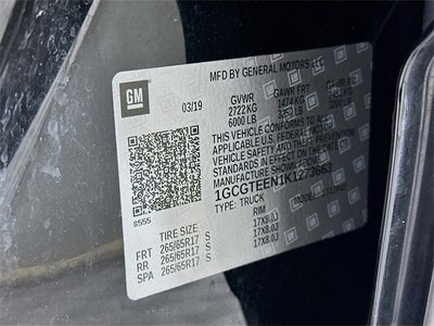 2019 Chevrolet Colorado ZR2 BISON