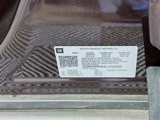 2020 Chevrolet Traverse 3LT