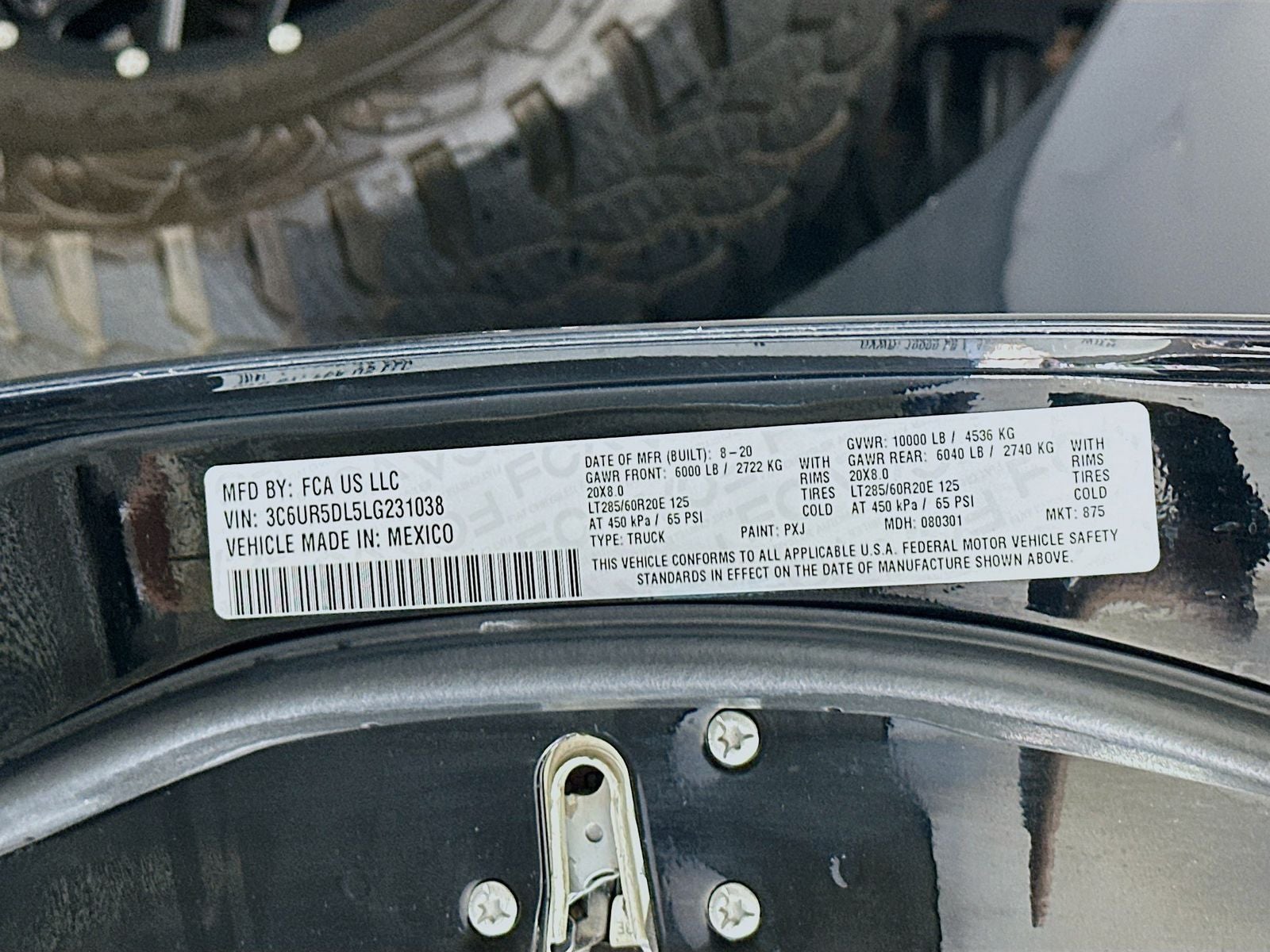 2020 RAM 2500 Big Horn