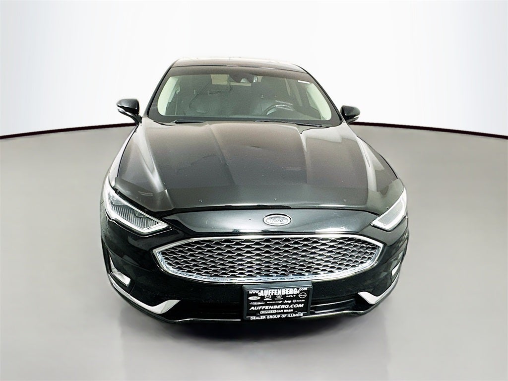 Used 2019 Ford Fusion Hybrid Titanium with VIN 3FA6P0RU9KR144697 for sale in Shiloh, IL
