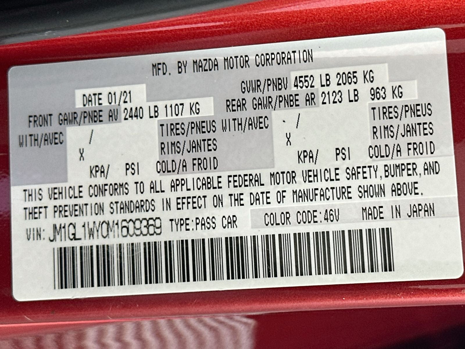 2021 Mazda Mazda6 Grand Touring Reserve