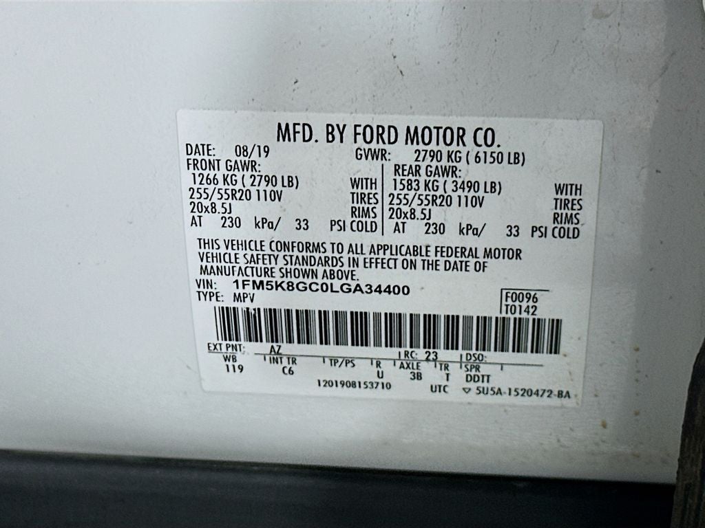 2020 Ford Explorer ST