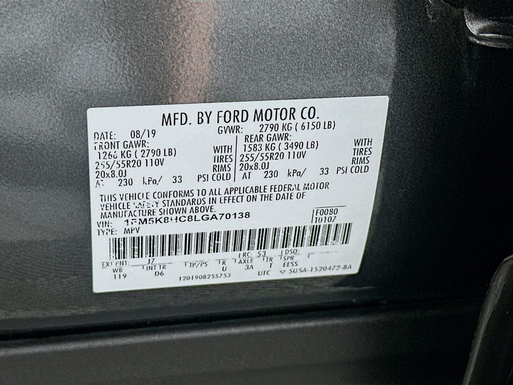 2020 Ford Explorer Platinum