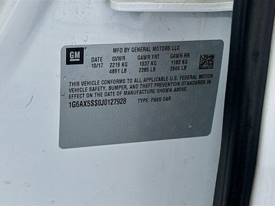 2018 Cadillac CTS 3.6L Luxury