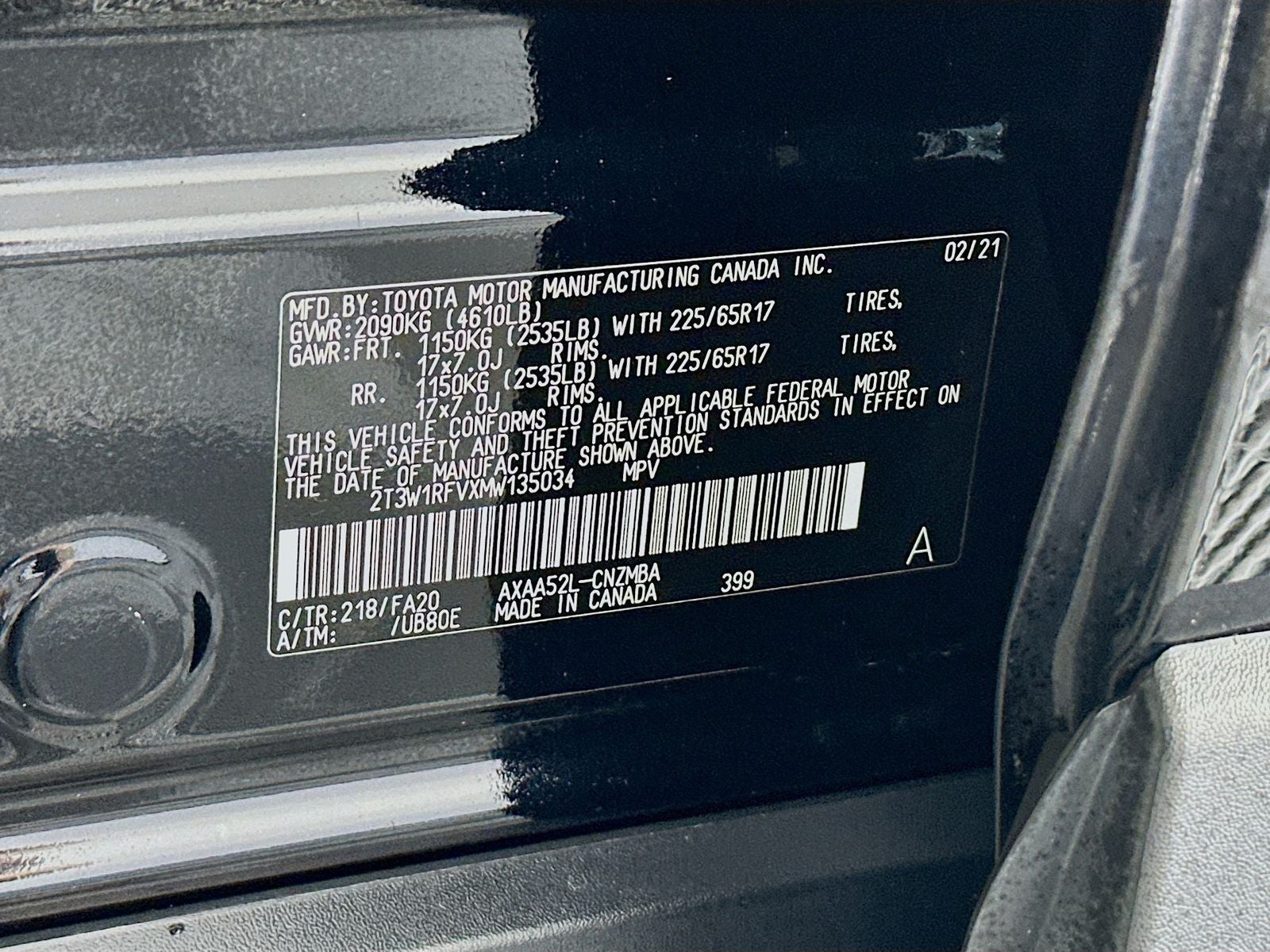 2021 Toyota RAV4 XLE