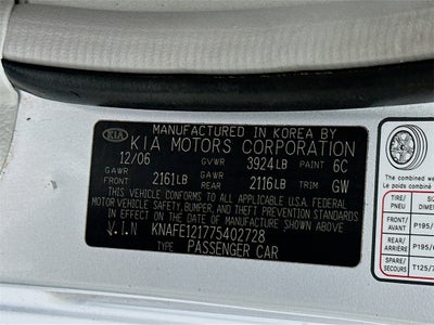 2007 Kia Spectra EX