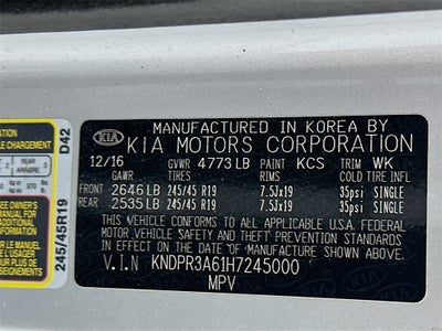 2017 Kia Sportage SX