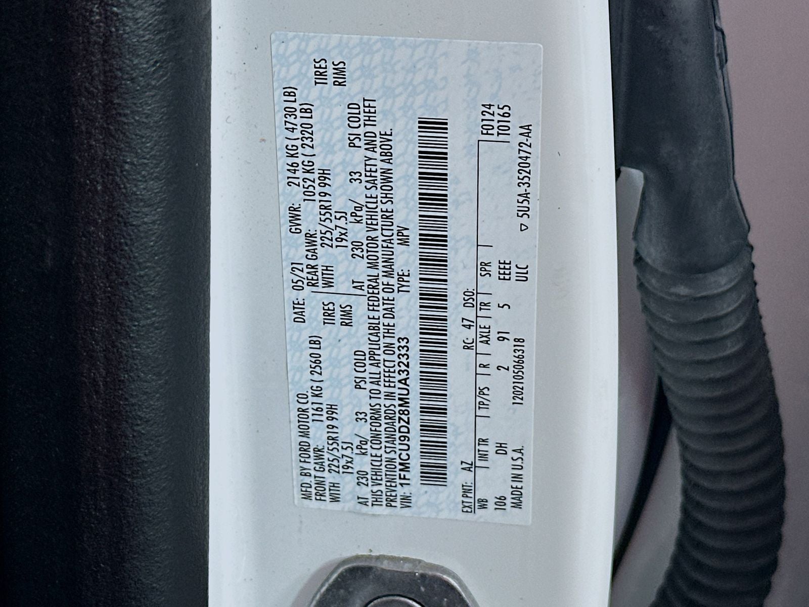 2021 Ford Escape Titanium Hybrid