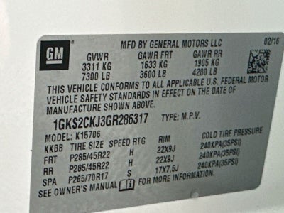 2016 GMC Yukon Denali Denali