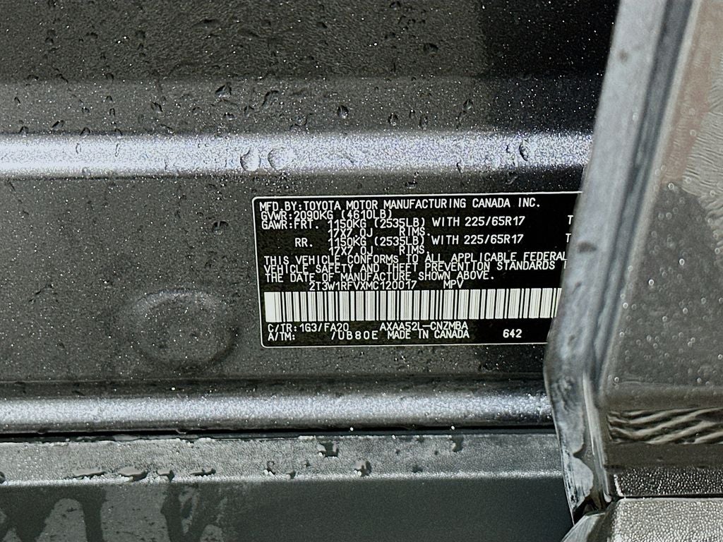 2021 Toyota RAV4 XLE