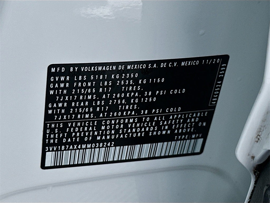 2021 Volkswagen Tiguan S