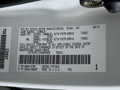 2021 Toyota Tundra TRD Pro