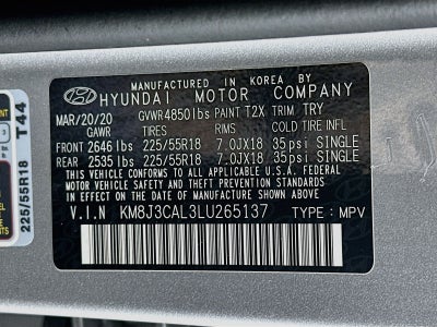 2020 Hyundai Tucson Ultimate