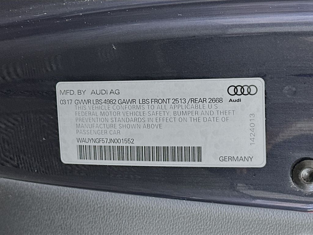 2018 Audi A5 Cabriolet Premium Plus