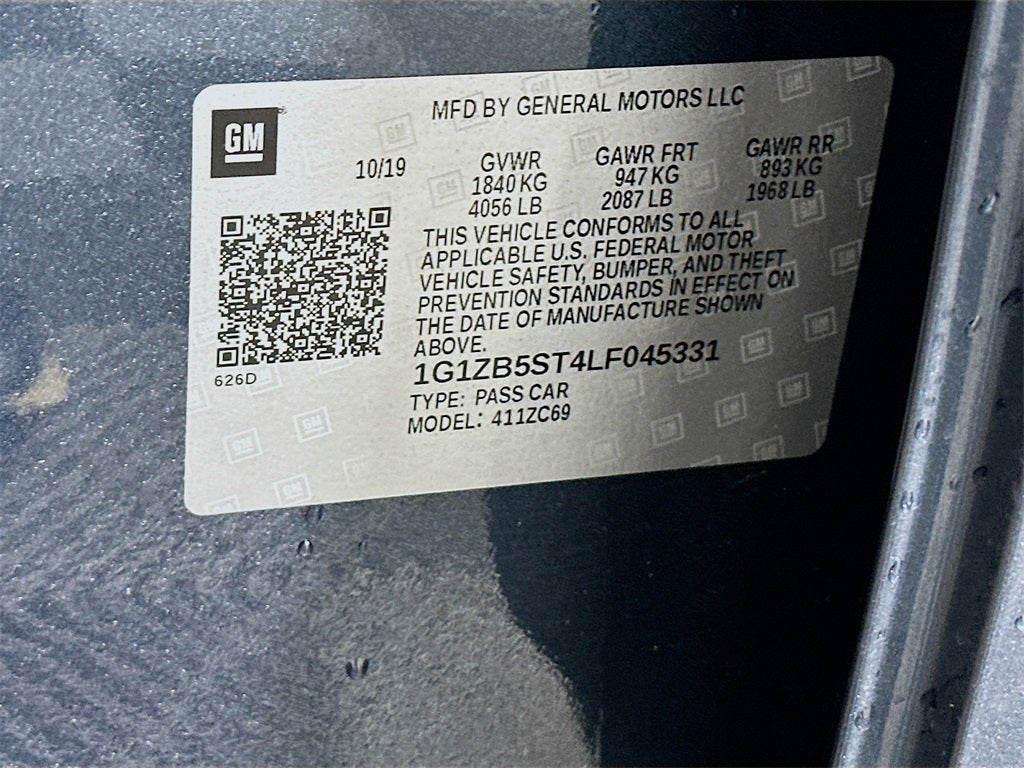 2020 Chevrolet Malibu LS 1LS