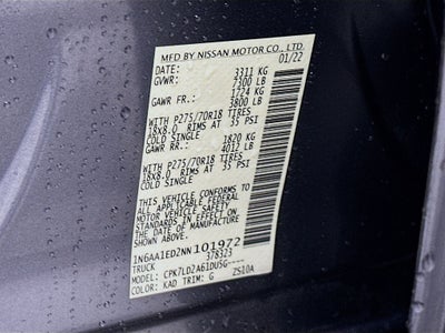 2022 Nissan Titan PRO-4X