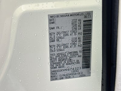 2023 Nissan Frontier PRO-4X