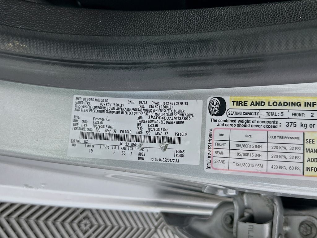 2018 Ford Fiesta SE