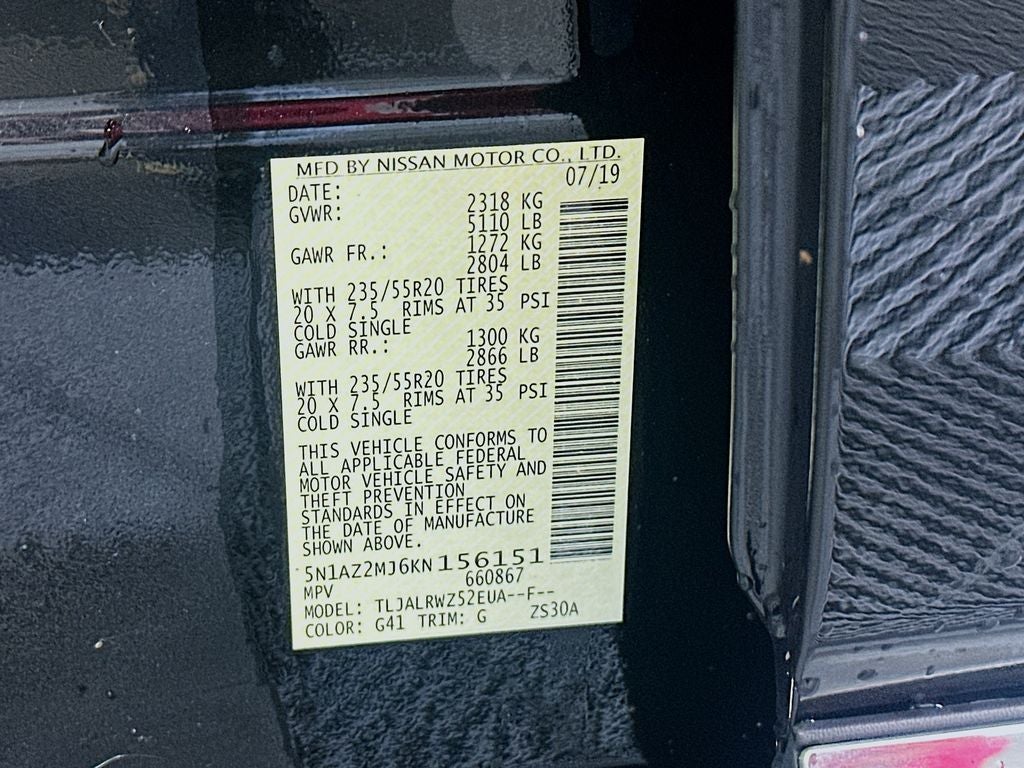 2019 Nissan Murano SL