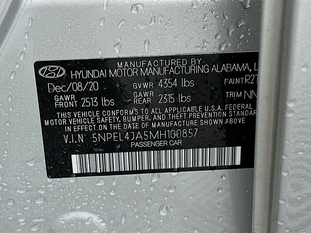 2021 Hyundai Sonata SEL