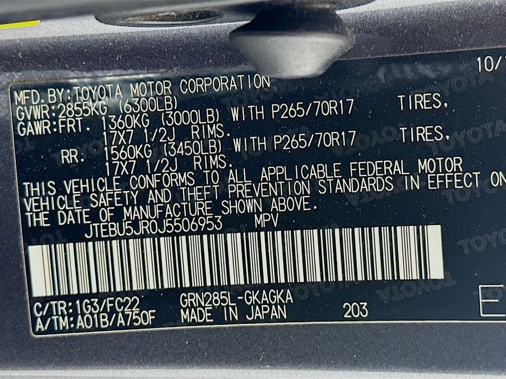 2018 Toyota 4Runner TRD Off-Road