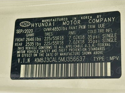 2021 Hyundai Tucson Limited