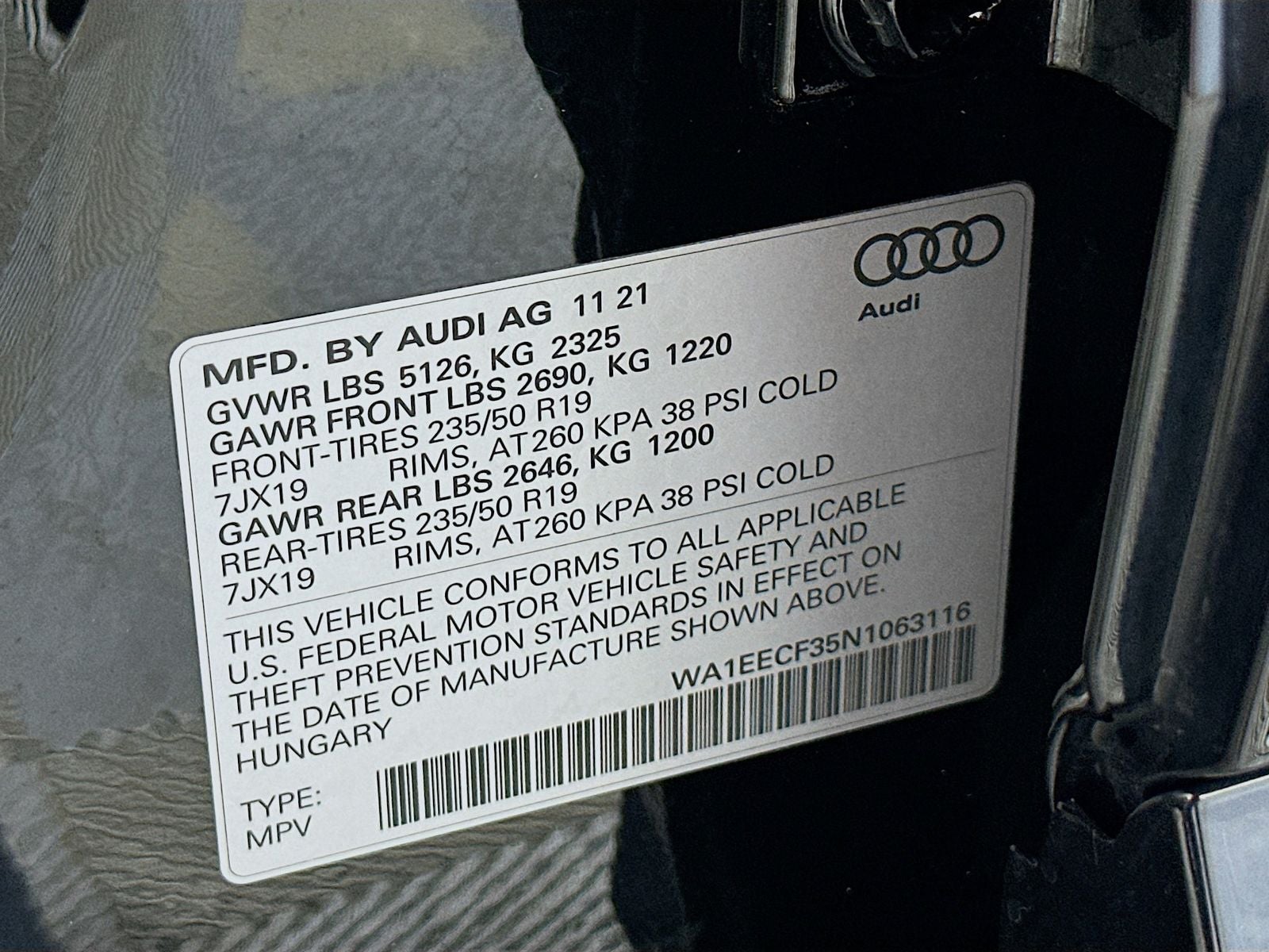 2022 Audi Q3 Premium Plus S Line quattro