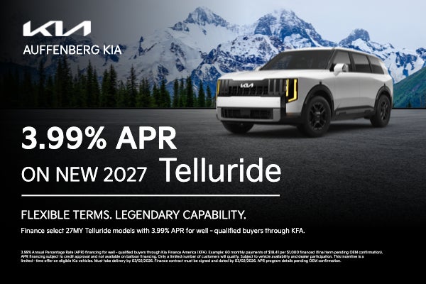 3.99% APR on New 2027 Telluride