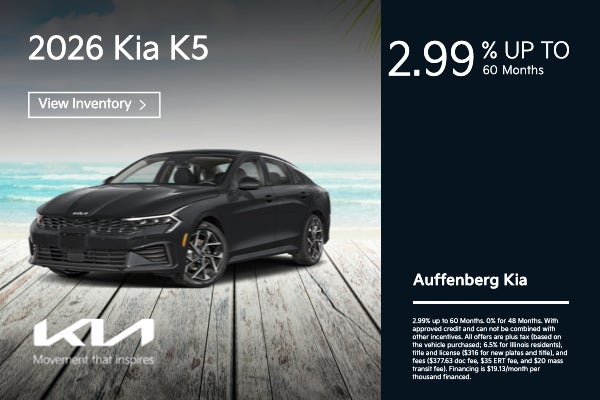2026 Kia K5 2.99% up to 60 Months