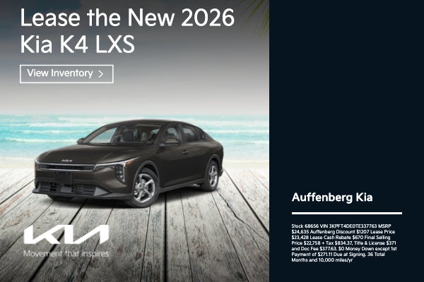 Lease the New 2026 Kia K4 LXS